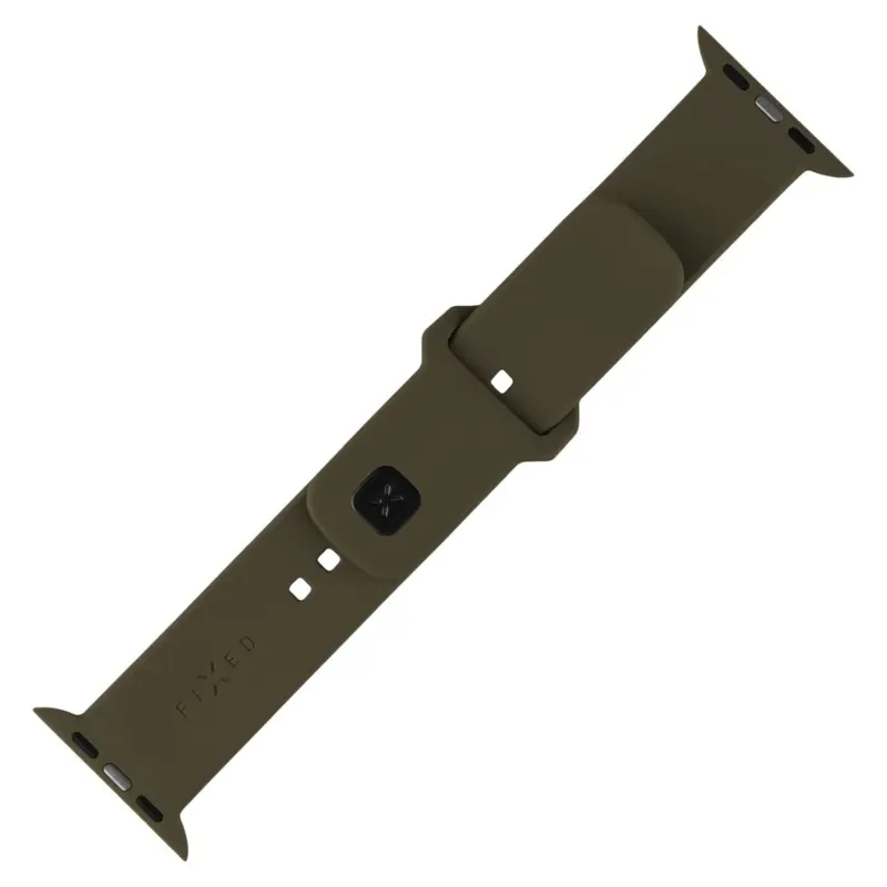 FIXED Sporttinen silikoniranneke Apple Watch 38/40/41mm Oliivi - 8017701