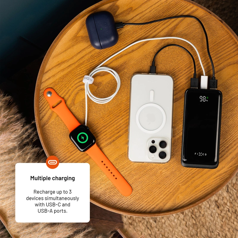 FIXED Zen2 10 USB-C PD 20W Varavirtalähde 10000mAh Musta - 8017796