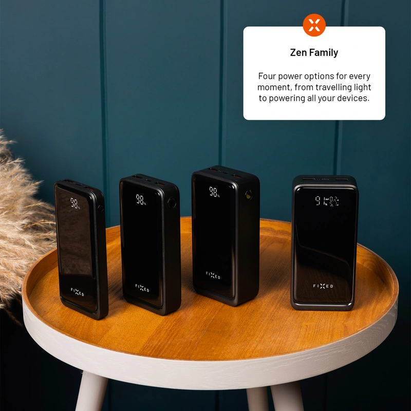 FIXED Zen2 10 USB-C PD 20W Varavirtalähde 10000mAh Musta - 8017796