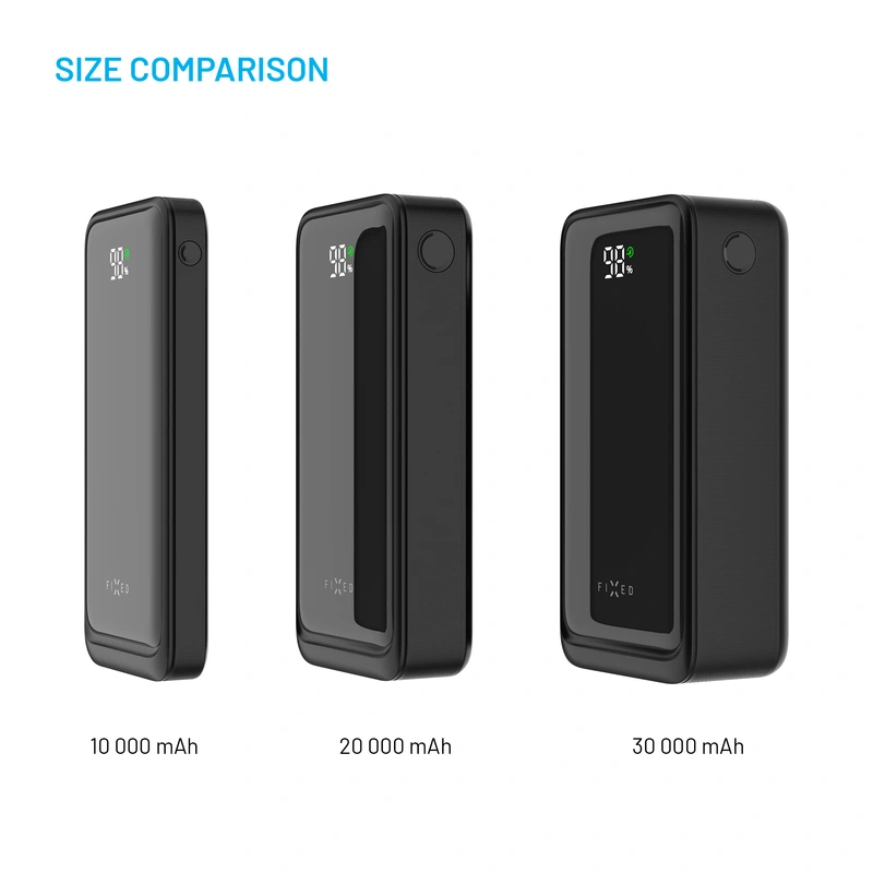 FIXED Zen2 20 USB-C PD 20W Varavirtalähde 20000mAh Musta - 8017797