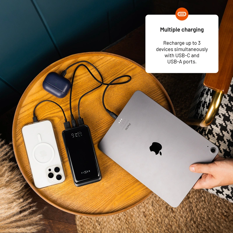 FIXED Zen2 30 Plus USB-C 65W Varavirta 30.000 mAh Musta - 8017799