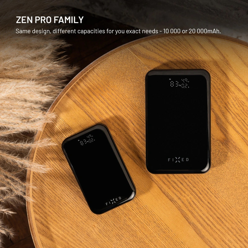 FIXED Zen 10 PRO USB-C PD 30W Varavirta 10.000 mAh Musta - 8017800
