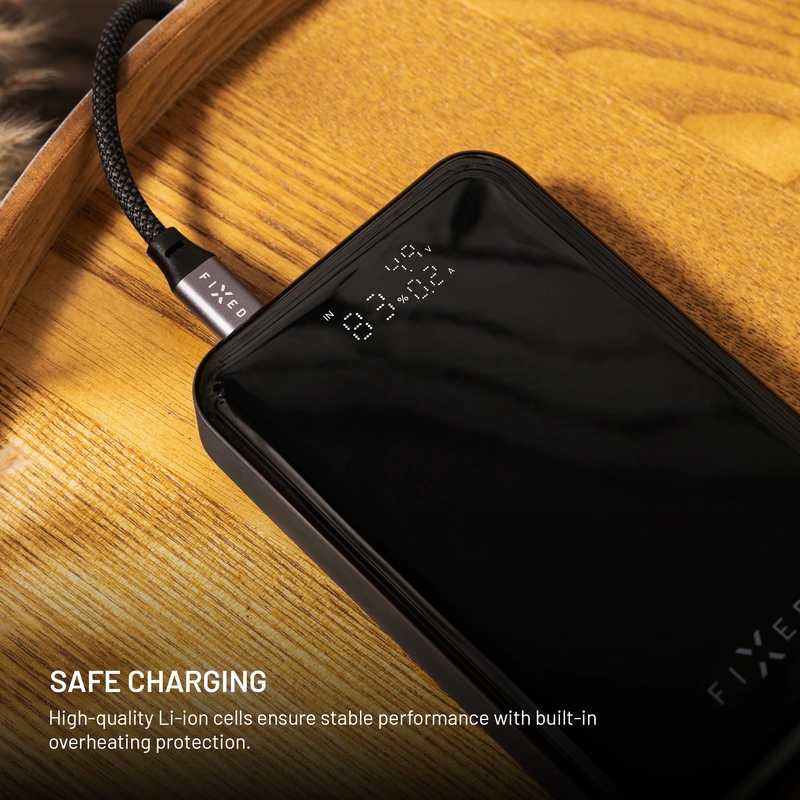 FIXED Zen 10 PRO USB-C PD 30W Varavirta 10.000 mAh Musta - 8017800