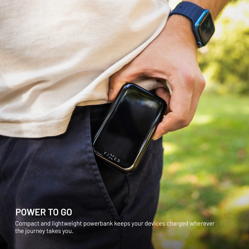 FIXED Zen 10 PRO USB-C PD 30W Varavirta 10.000 mAh Musta - 8017800