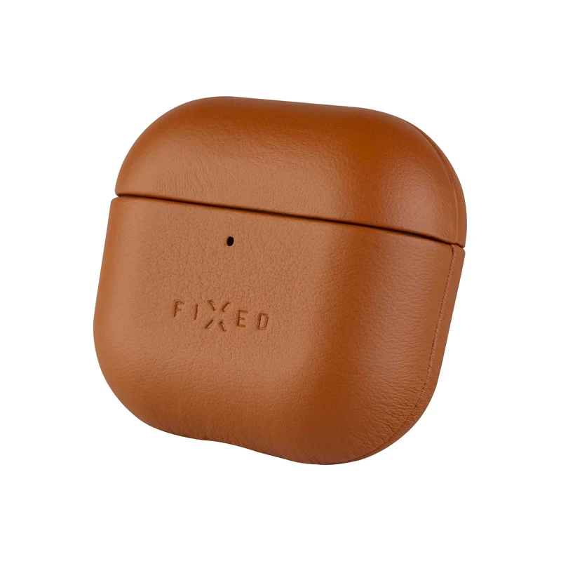 FIXED Aitoa nahkaa oleva Airpods 4/4 ANC kotelo Ruskea - 8017976