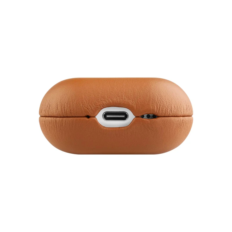 FIXED Aitoa nahkaa oleva Airpods 4/4 ANC kotelo Ruskea - 8017976