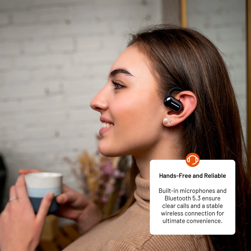 FIXED Nods langattomat kuulokkeet IPX5 BT5.3 Musta - 8017977