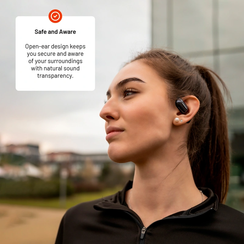 FIXED Nods langattomat kuulokkeet IPX5 BT5.3 Musta - 8017977