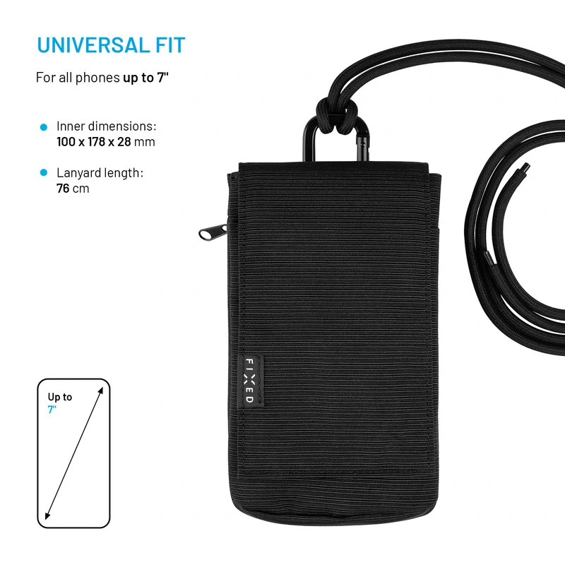 FIXED Olkalaukku, jossa on tasku jopa 7