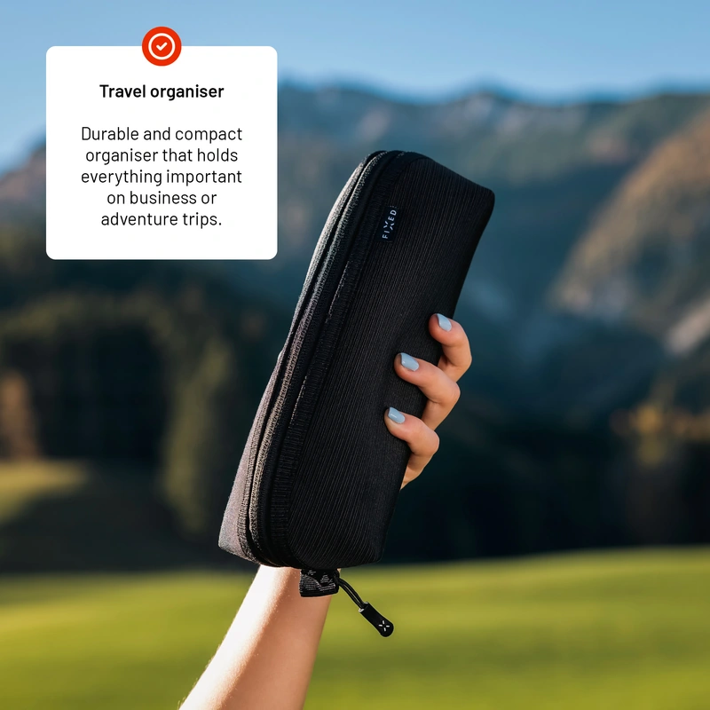 FIXED Camino Pack puhelimille ja tarvikkeille Musta - 8018002