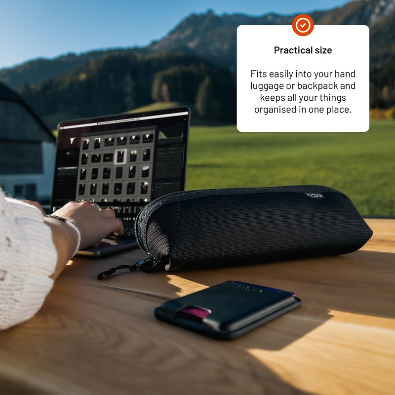 FIXED Camino Pack puhelimille ja tarvikkeille Musta - 8018002