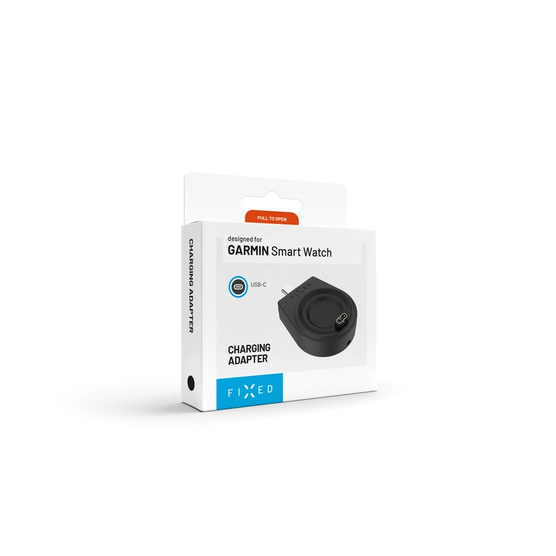 FIXED Langaton Garmin Watch USB-C-laturi Musta - 8018108