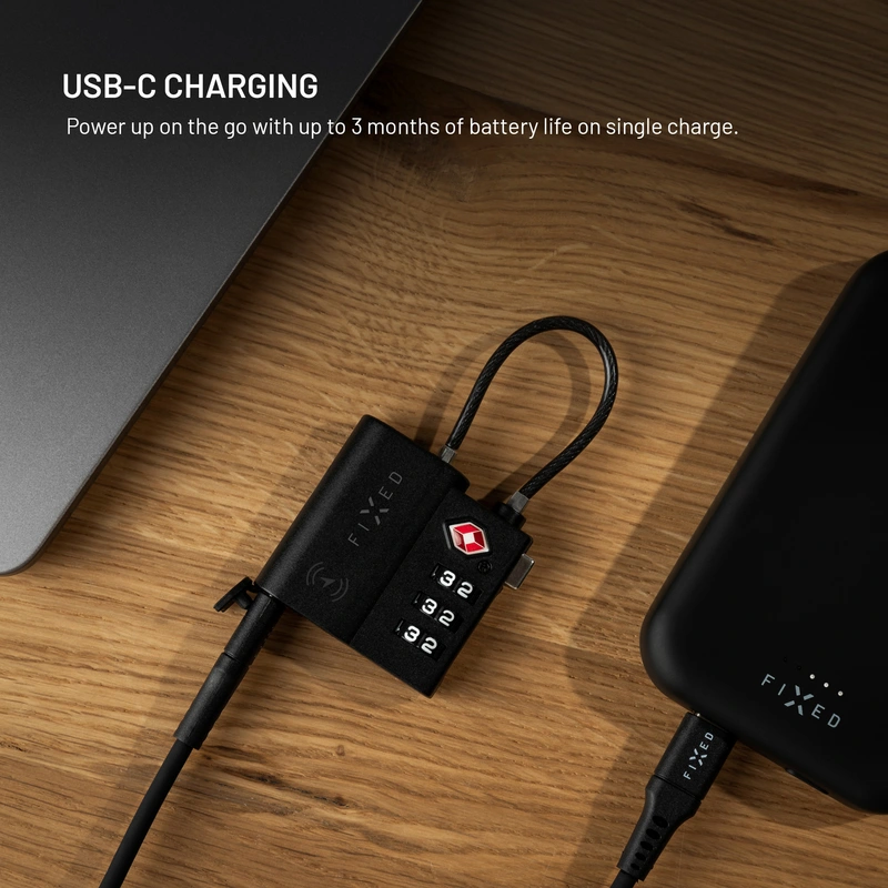 FIXED Tag Lock Paikanninlukko Apple Find My toiminnolla Musta - 8018144