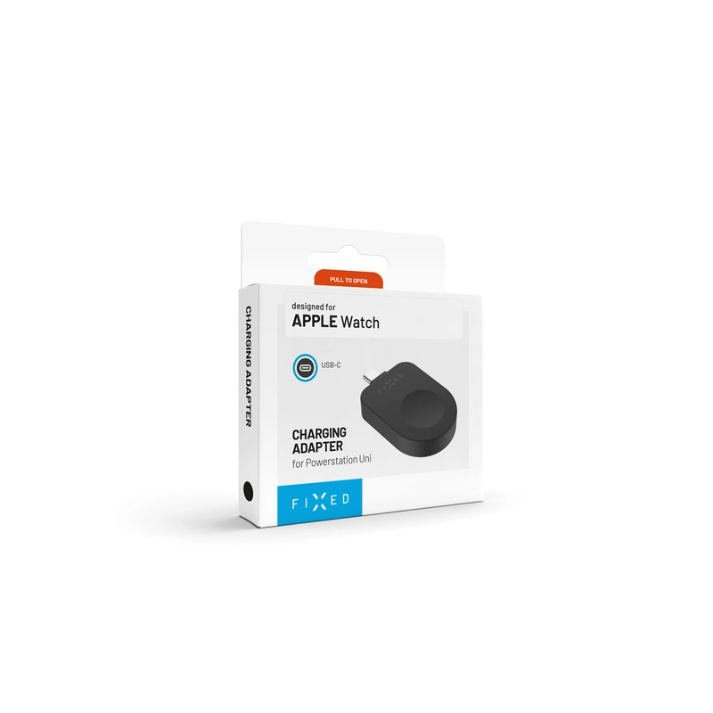 FIXED Langaton Apple Watch USB-C-laturi Musta - 8018214