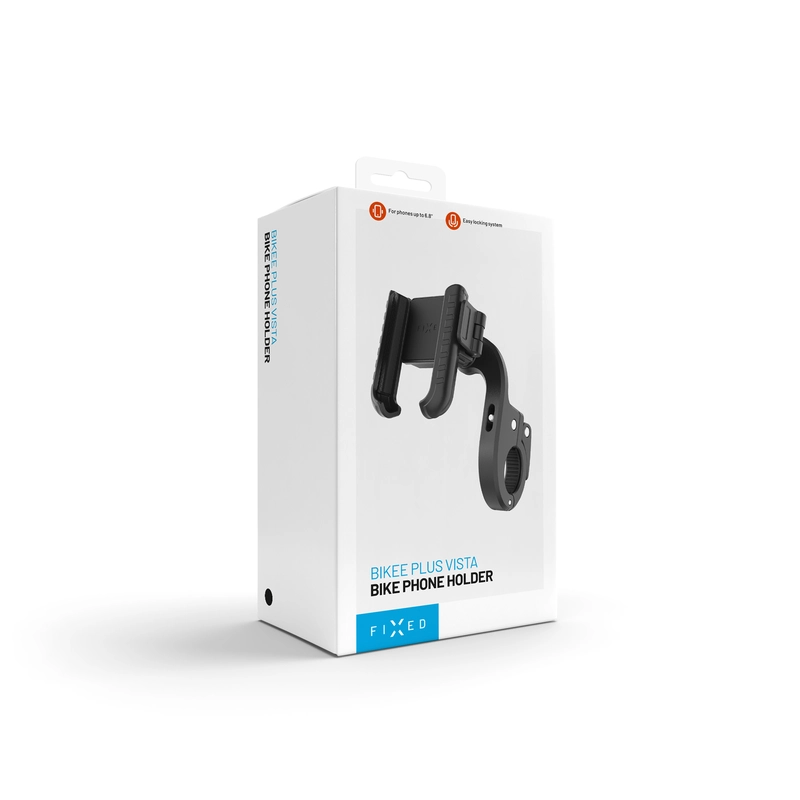 FIXED Bikee Plus Vista Smart Lock puhelimen pyöräteline Musta - 8018226