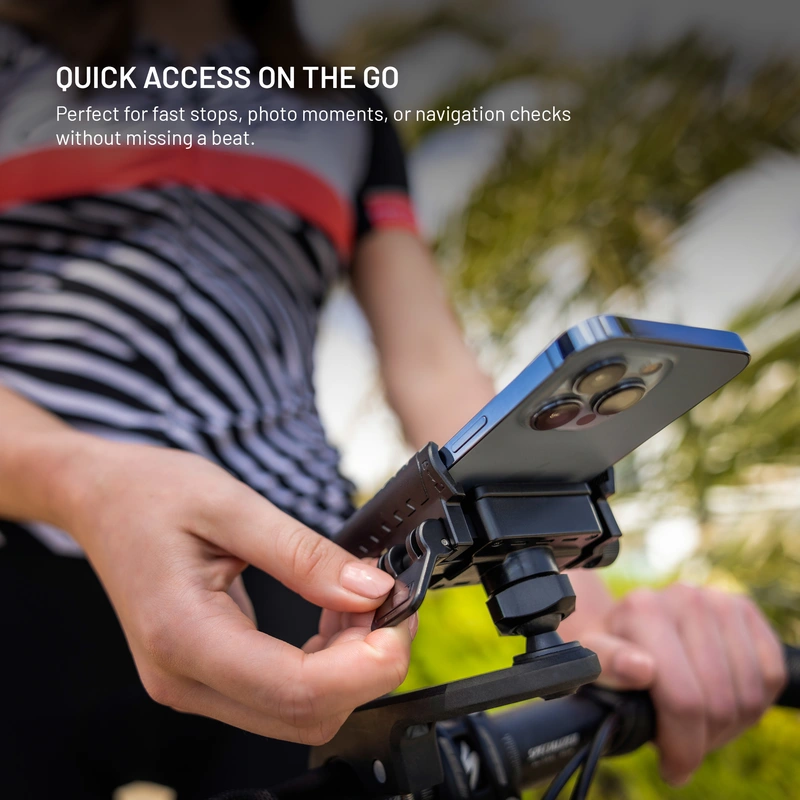 FIXED Bikee Plus Vista Smart Lock puhelimen pyöräteline Musta - 8018226