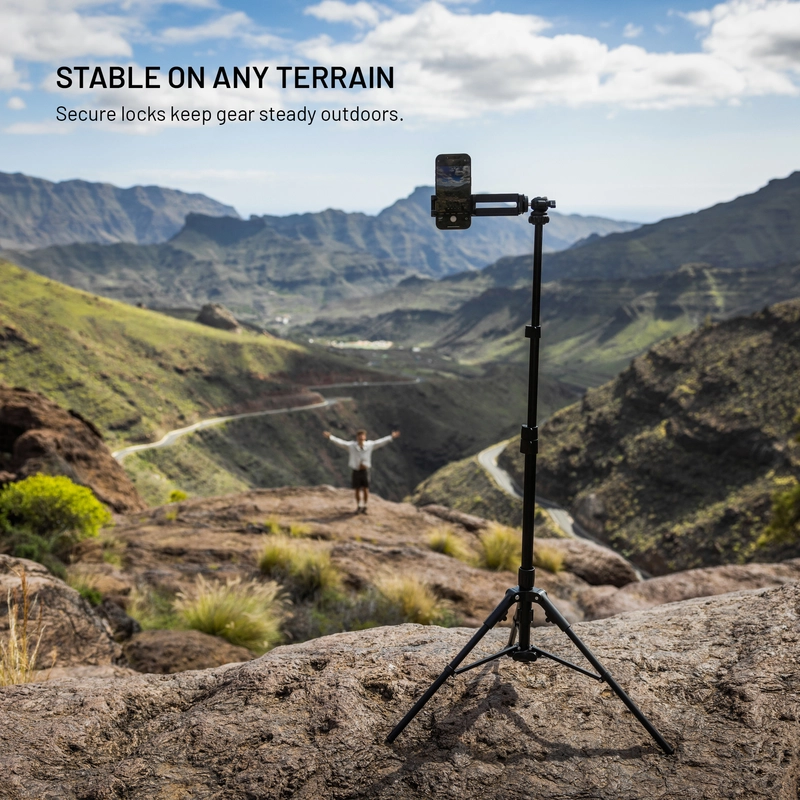 FIXED Creator Tripod erikois pitkä kolmijalka jopa 190cm asti Musta - 8018227