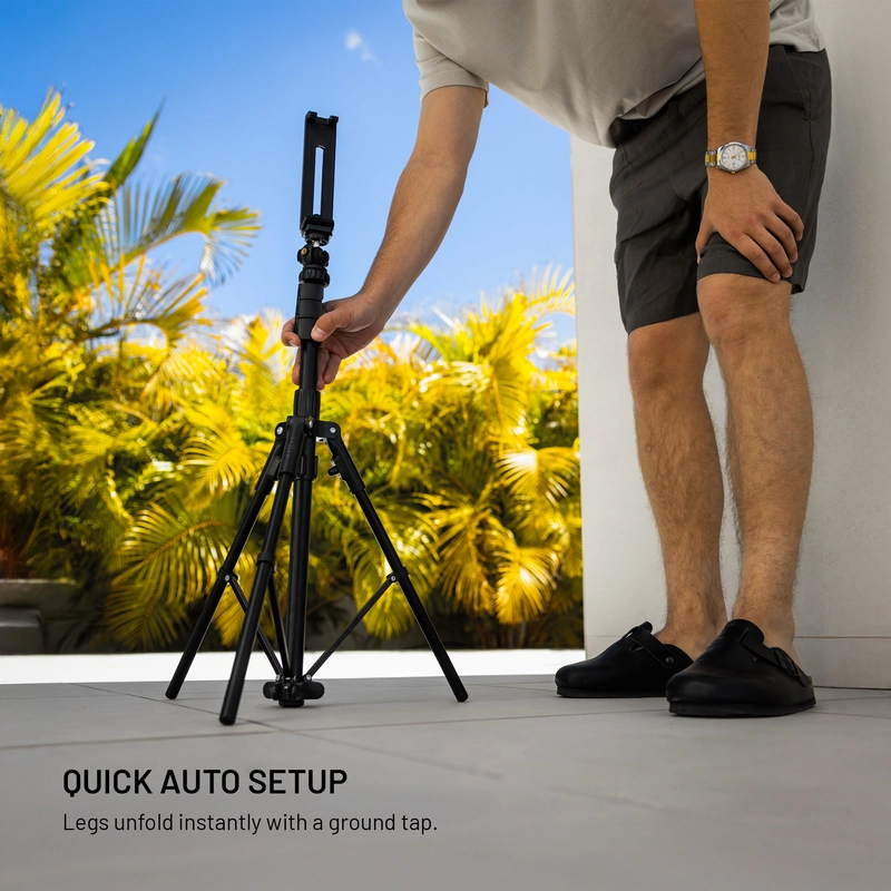 FIXED Creator Tripod erikois pitkä kolmijalka jopa 190cm asti Musta - 8018227