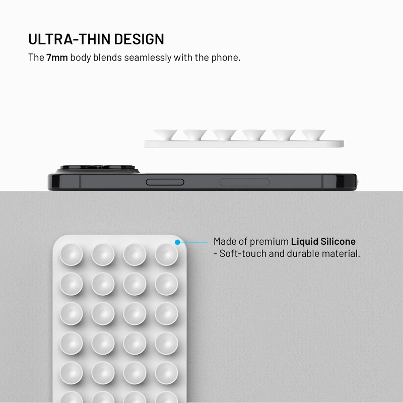 FIXED MAGMATE MagSafe pidike imukupeilla Valkoinen - 8018334