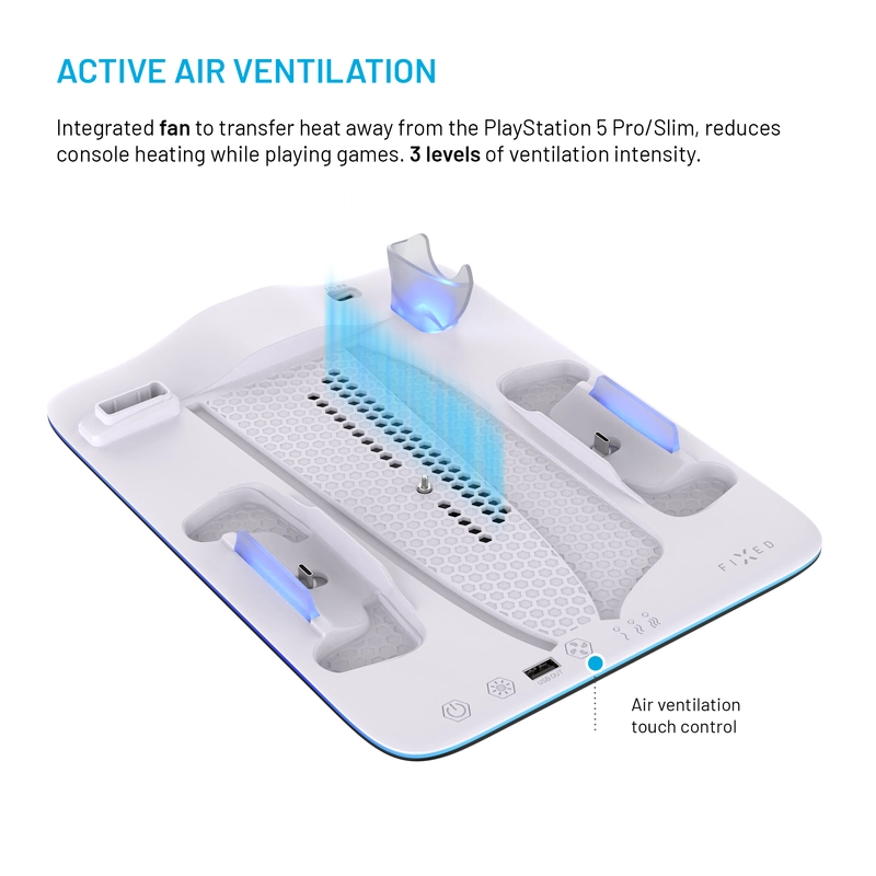 FIXED Monitoiminen Docking asema PS5 Pro/Slim mallille - 8018354