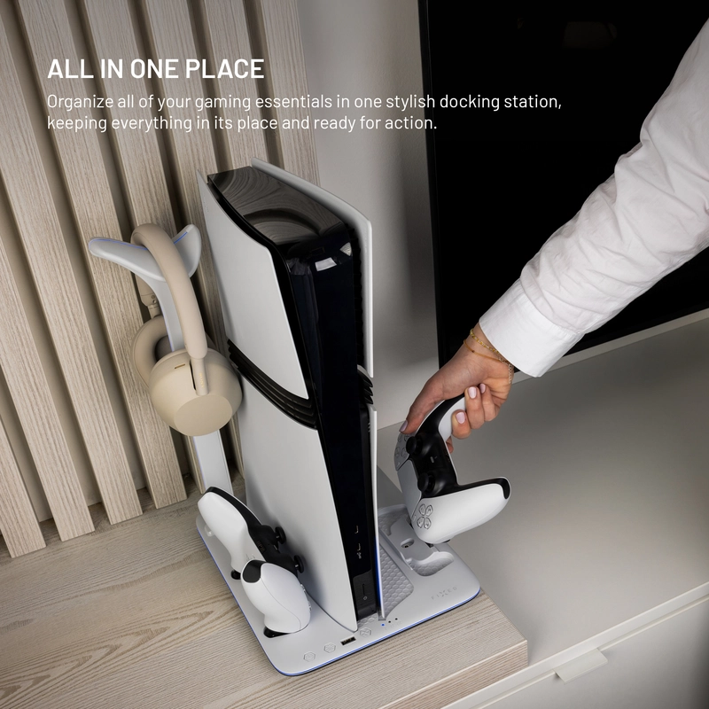 FIXED Monitoiminen Docking asema PS5 Pro/Slim mallille - 8018354