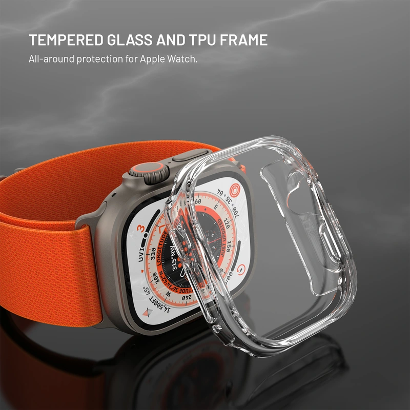 FIXED PURE Suojakotelo suojalasilla Apple Watch 49 mm - 8018366