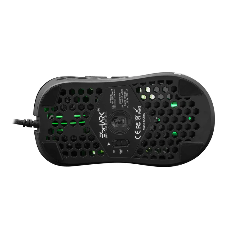 White Shark Premium NAGINATA Pelihiiret 6D 16.000dpi Musta - 2053978