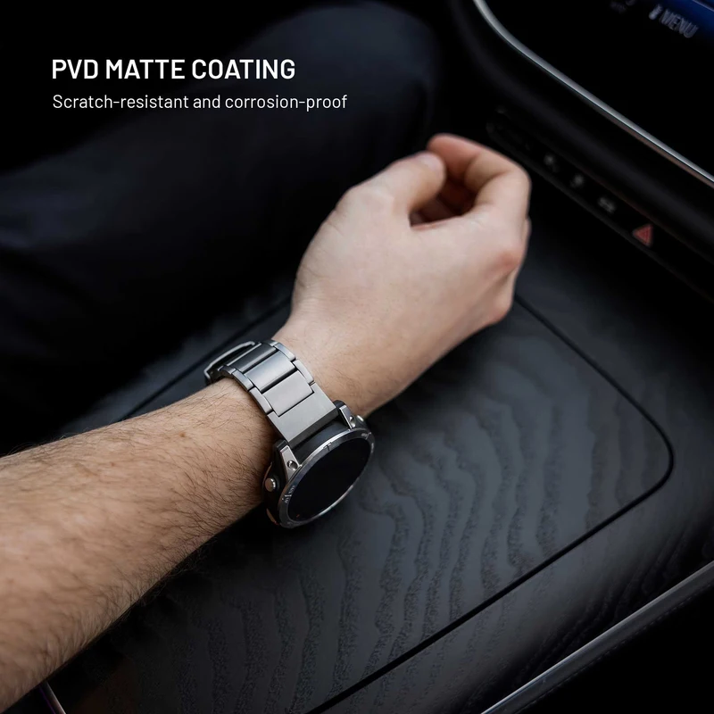 FIXED Titaaniranneke Samsung Galaxy Watch Ultra Luonnon titaani - 8018387