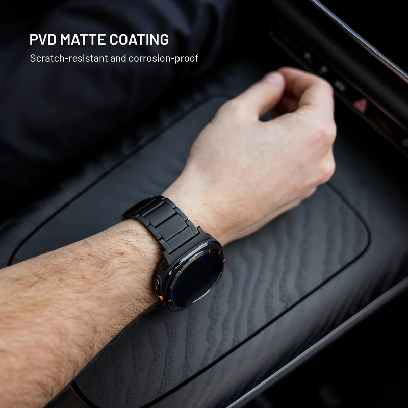 FIXED Titaaniranneke Garmin QuickFit 26mm Musta - 8018390