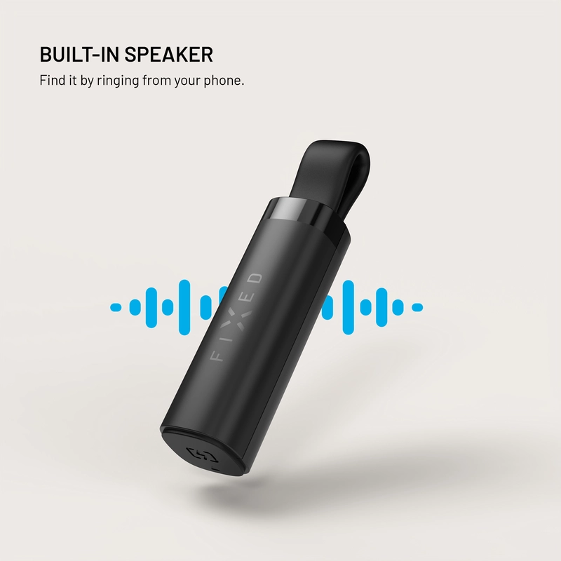 FIXED Tag Stick Paikannin Apple Find My toiminnolla Musta - 8018392