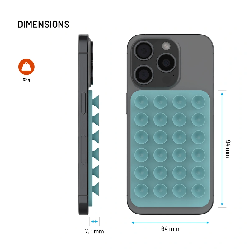 FIXED MAGMATE MagSafe pidike imukupeilla Vihreä - 8018405