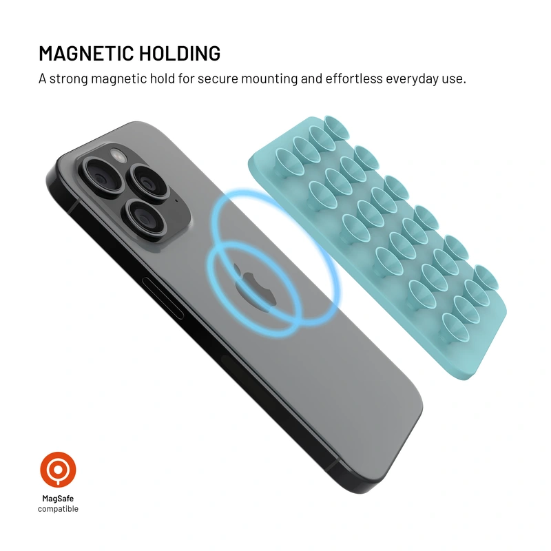 FIXED MAGMATE MagSafe pidike imukupeilla Vihreä - 8018405