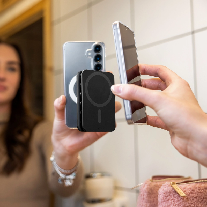 FIXED MAGMATE MagSafe pidike imukupeilla Vihreä - 8018405