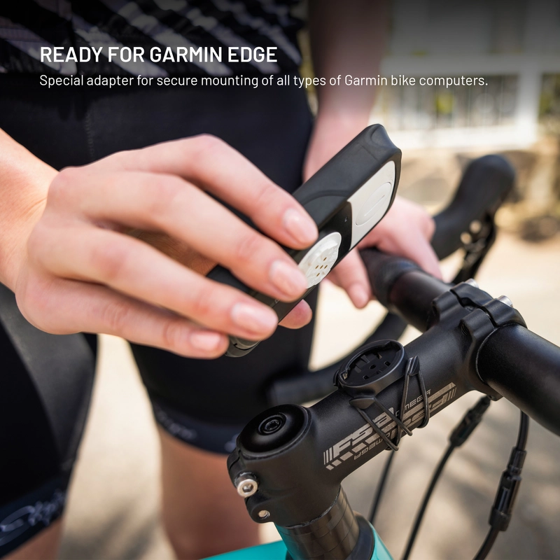 FIXED Ohjaustankokiinnike Garmin älykelloille 22mm Musta - 8018427
