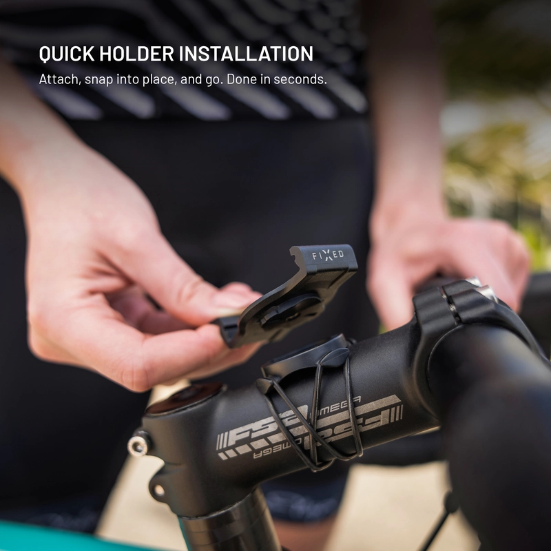 FIXED Ohjaustankokiinnike Garmin älykelloille 26mm Musta - 8018428