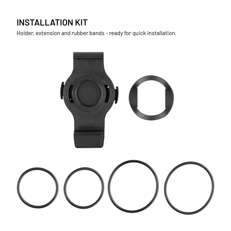FIXED Ohjaustankokiinnike Garmin älykelloille 26mm Musta - 8018428