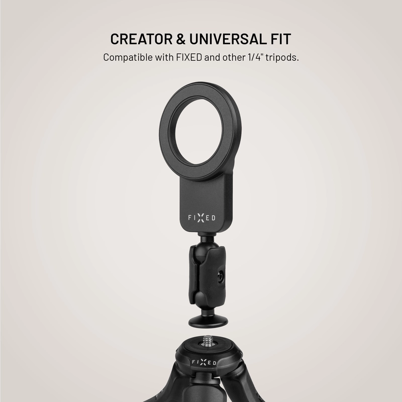 FIXED Creator Magnetic magneettinen puhelimen pidike MagSafe-tuella Musta - 8018543
