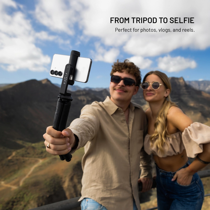 FIXED Creator Joustava kolmijalka älypuhelimille Musta - 8018545