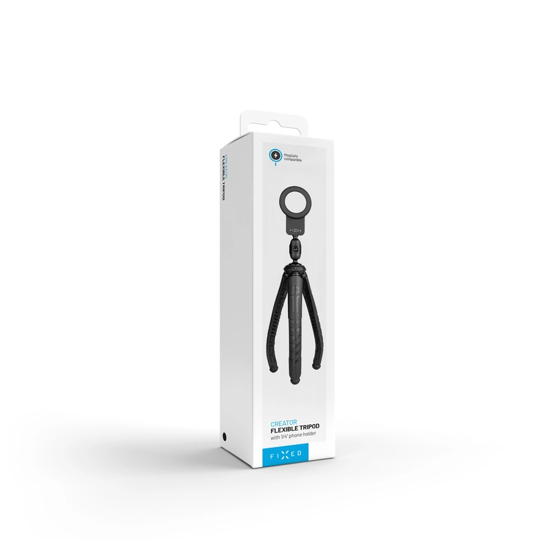 FIXED Creator Joustava kolmijalka MagSafe älypuhelimille Musta - 8018546