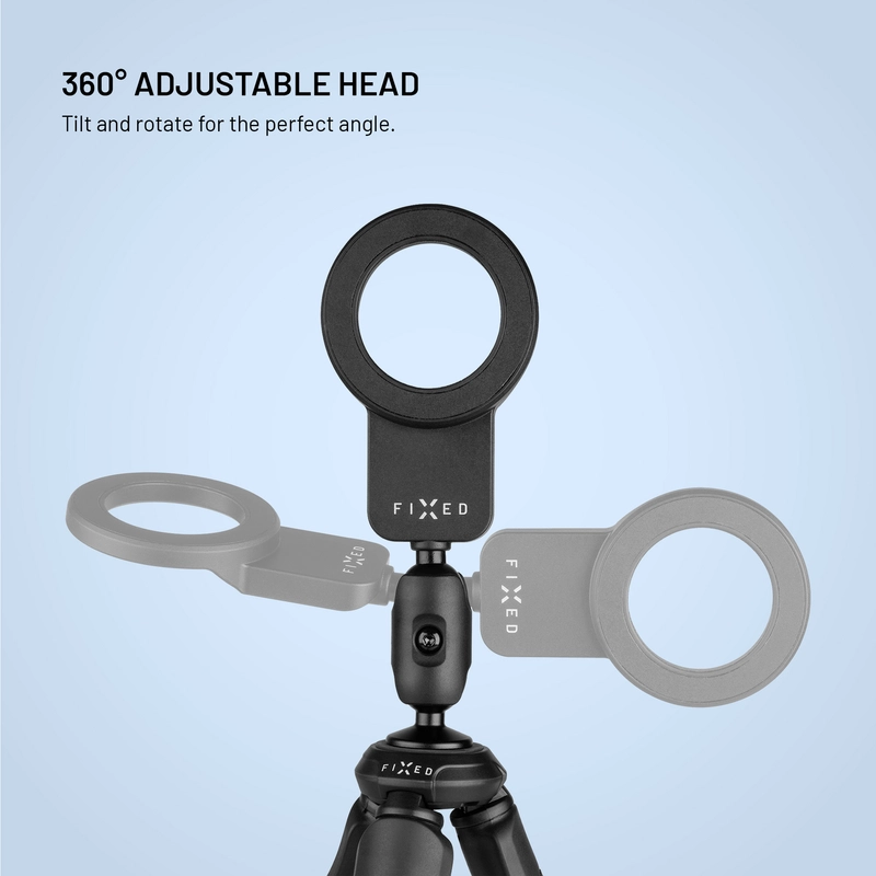 FIXED Creator Joustava kolmijalka MagSafe älypuhelimille Musta - 8018546