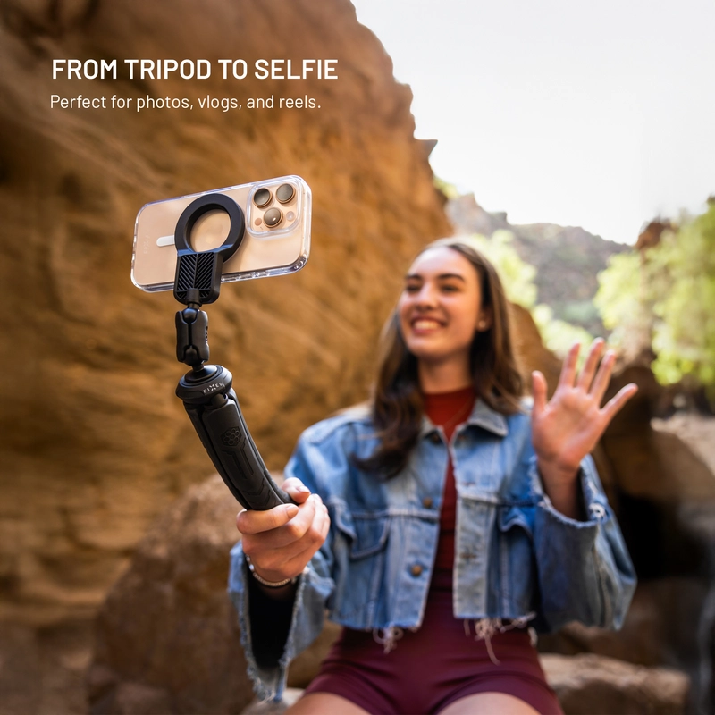 FIXED Creator Joustava kolmijalka MagSafe älypuhelimille Musta - 8018546