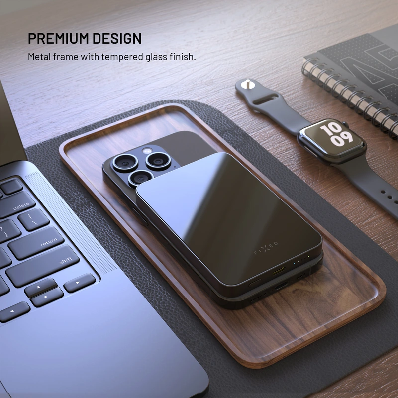 FIXED MagZen 5 Crystal Qi2 standardi 5000 mAh Musta - 8018604