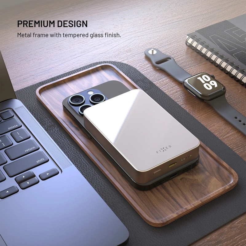 FIXED MagZen 10 Crystal Qi2 Standard 10.000 mAh Titaani - 8018607