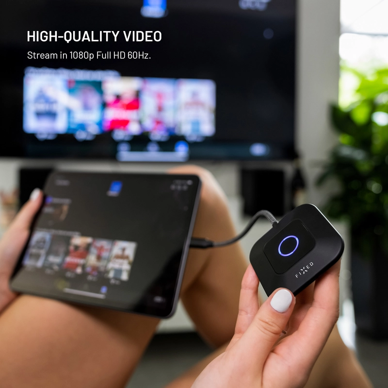 FIXED AirLink Langaton USB-C/HDMI Lähetin Musta - 8018637