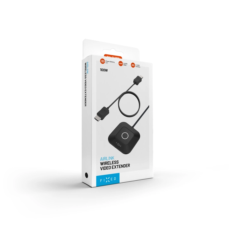FIXED AirLink Langaton USB-C/HDMI Lähetin Musta - 8018637