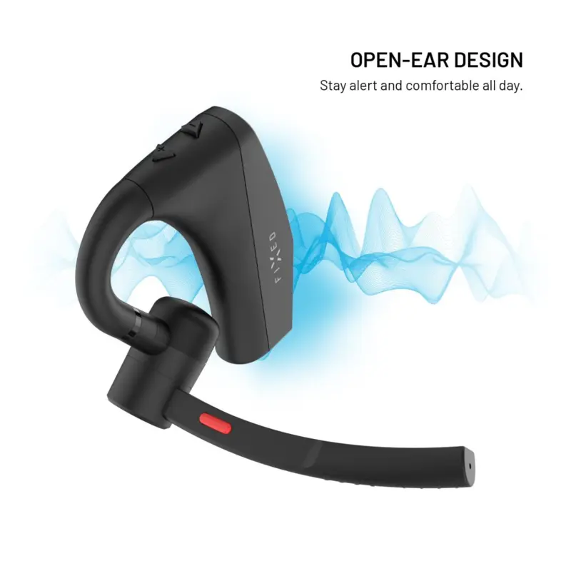 FIXED Talk Pro Langaton Open-Ear Mono Headset ENC:llä Musta - 8018658