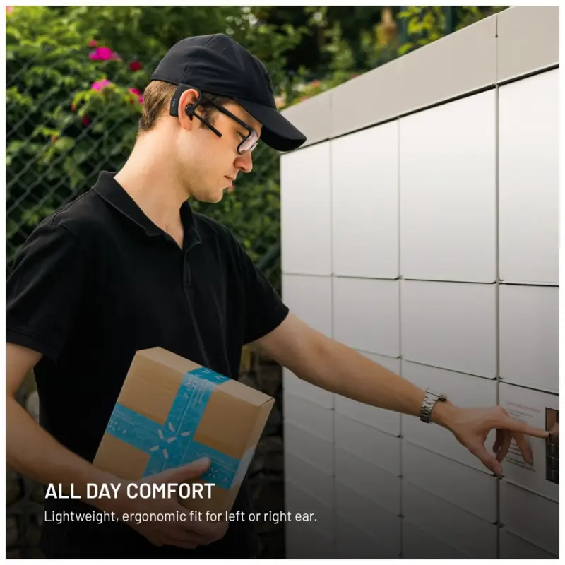 FIXED Talk Pro Langaton Open-Ear Mono Headset ENC:llä Musta - 8018658