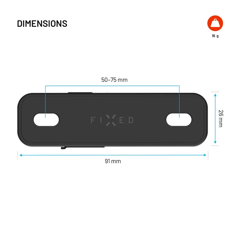 FIXED Tag-pyörän paikannin Apple Find My - sovelluksella Musta - 8018669