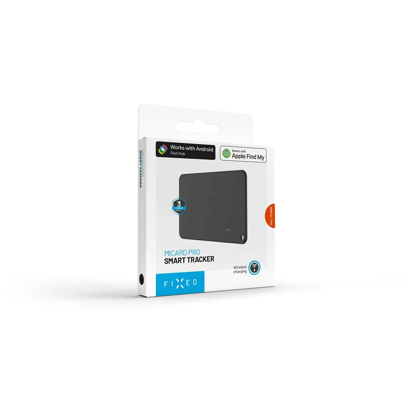 FIXED MiCard-paikanninkortti Apple ja Android laitteille Musta - 8018874