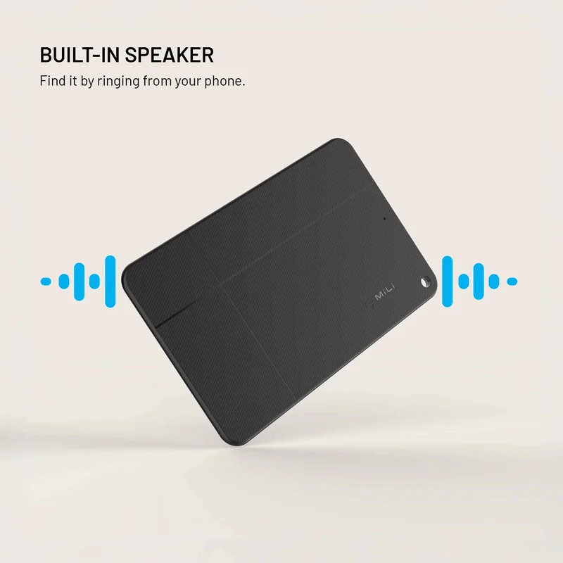 FIXED MiCard-paikanninkortti Apple ja Android laitteille Musta - 8018874